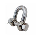 Mil Spec Stainless Steel T316 Forged 5/8" Bolt Pin Chain Shackle 4,000 Lbs WLL