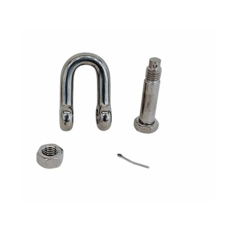 Mil Spec Stainless Steel T316 Forged 1/2" Bolt Pin Chain Shackle 3,000 Lbs WLL