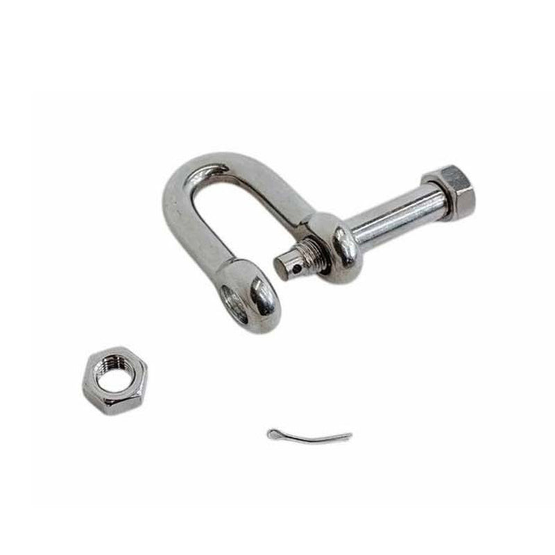 Mil Spec Stainless Steel T316 Forged 1/2" Bolt Pin Chain Shackle 3,000 Lbs WLL