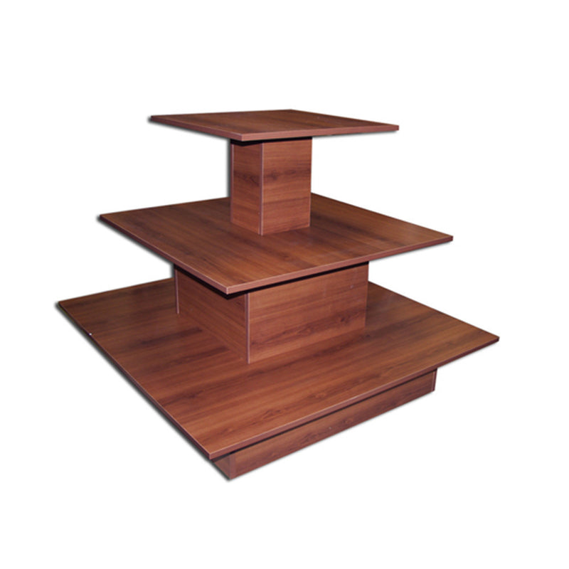 3 Tier Square Waterfall Display Table 48"W x 48"D x 42"H