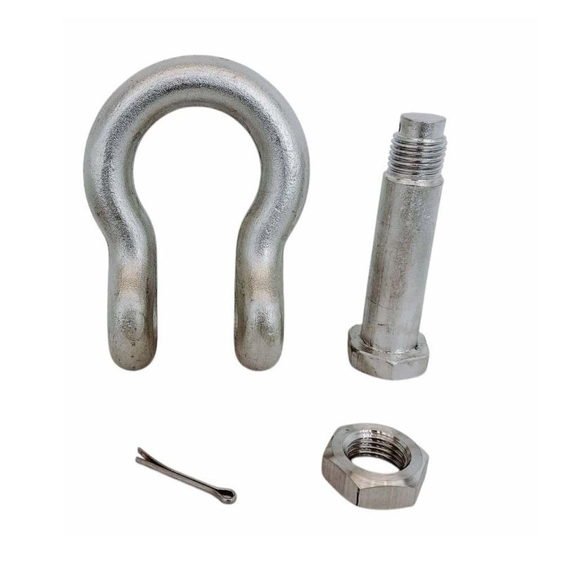 Marine Mil Spec Stainless Steel T316 1-1/4" Bolt Pin Anchor Shackle 15000 Lb WLL