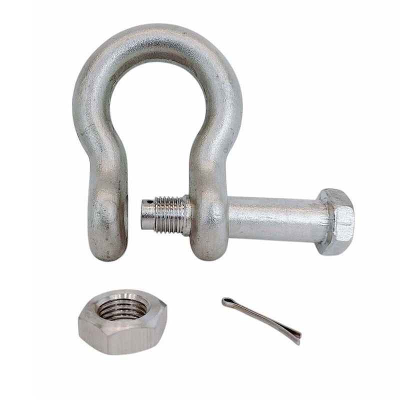 Marine Mil Spec Stainless Steel T316 1-1/4" Bolt Pin Anchor Shackle 15000 Lb WLL