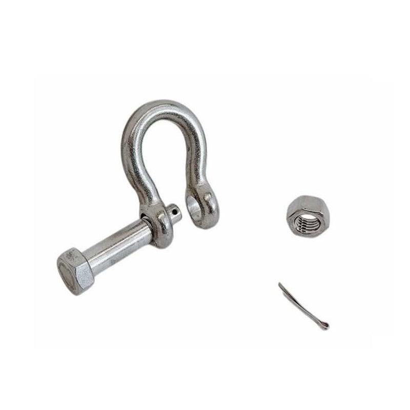 4 Pcs Mil Spec Stainless Steel T316 1/4" Bolt Pin Anchor Shackle 1,000 Lbs WLL