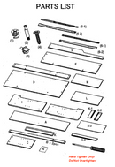 4ft Ledgetop Counter with Slatwall Front Black