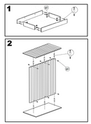 Cherry Slatwall Gondola Unit 48"W x 24"D x 54"H