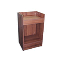 Cherry Cash Wrap Checkout Stand with Storage Shelf and Drawer 24"L x 18"D x 38"H