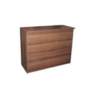 Cherry Flat Top Wrap Counter 48"L x 20"D x 38"H