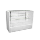 White 4' Full Vision Showcase 48"L x 18"D x 38"H