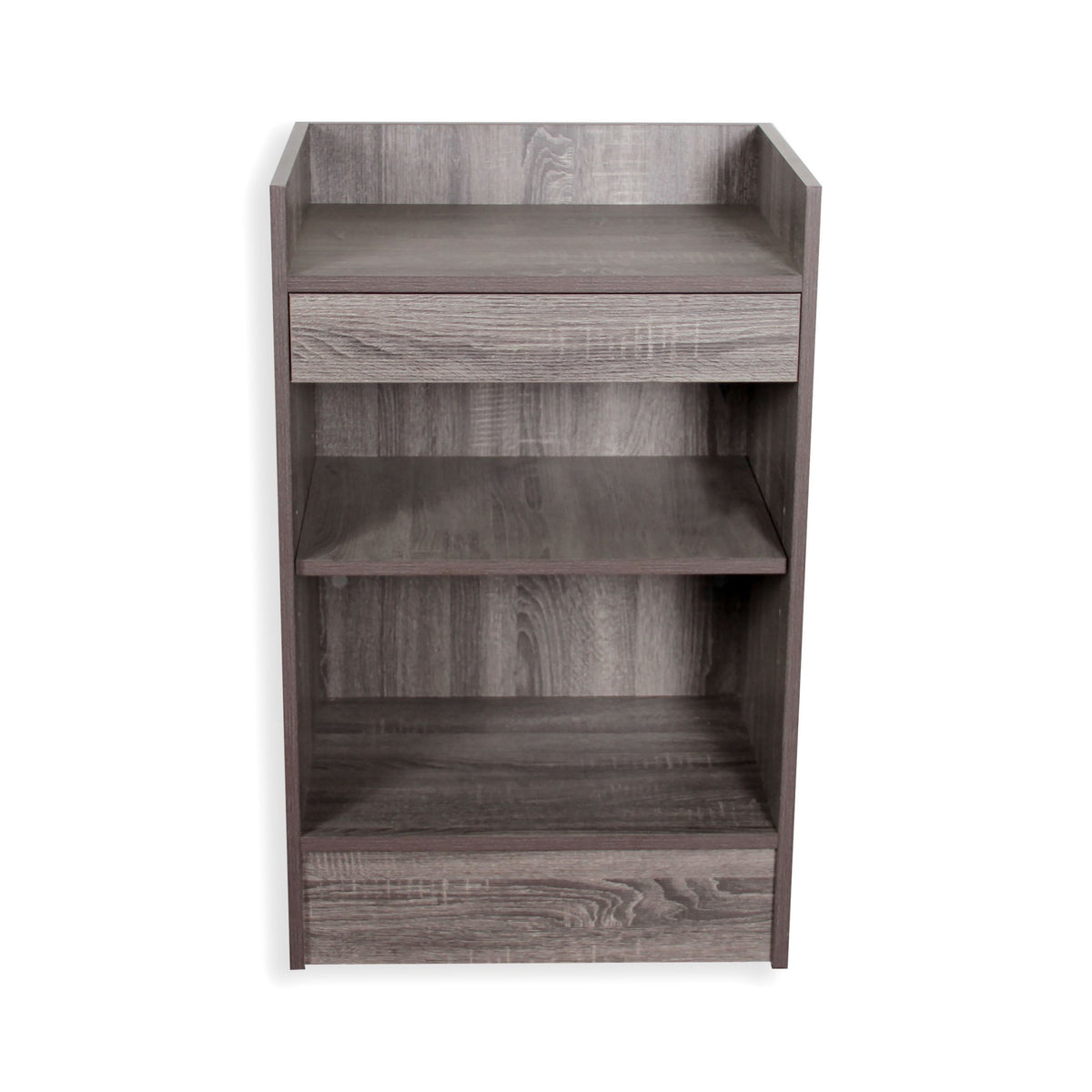 Cash Wrap Checkout Stand with Storage Shelf and Drawer 24"L x 18"D x 38"H