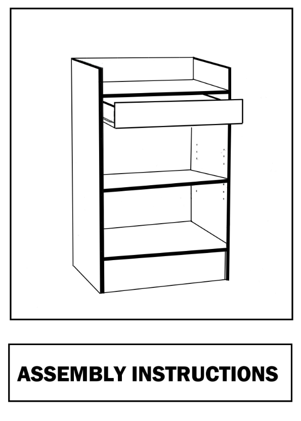 Cash Wrap Checkout Stand with Storage Shelf and Drawer 24"L x 18"D x 38"H