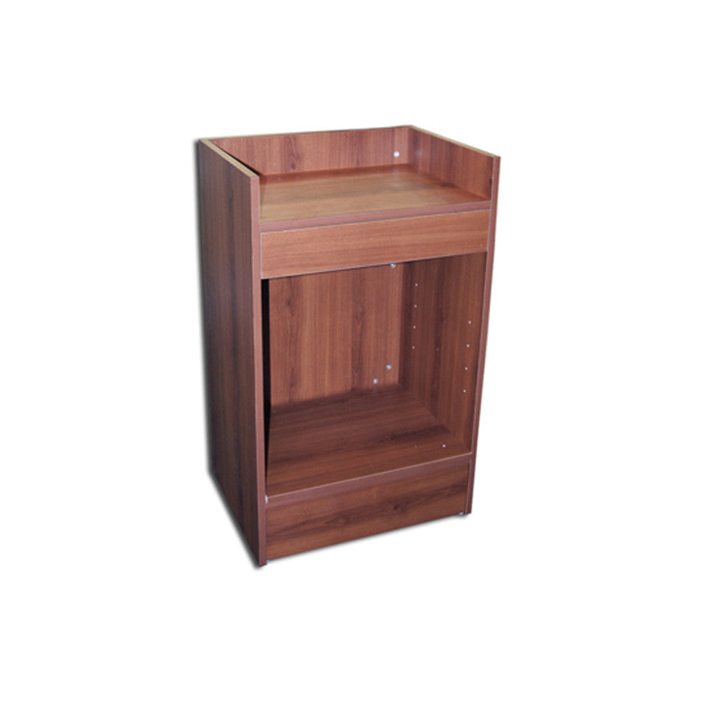 Cash Wrap Checkout Stand with Storage Shelf and Drawer 24"L x 18"D x 38"H