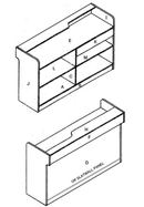 4Ft Ledgetop Counter 48"L x 22"D x 42"H