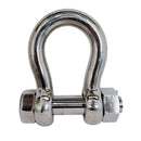 Marine Stainless Steel T316 Mil Spec 1" Bolt Pin Anchor Shackle 10,000 Lb WLL
