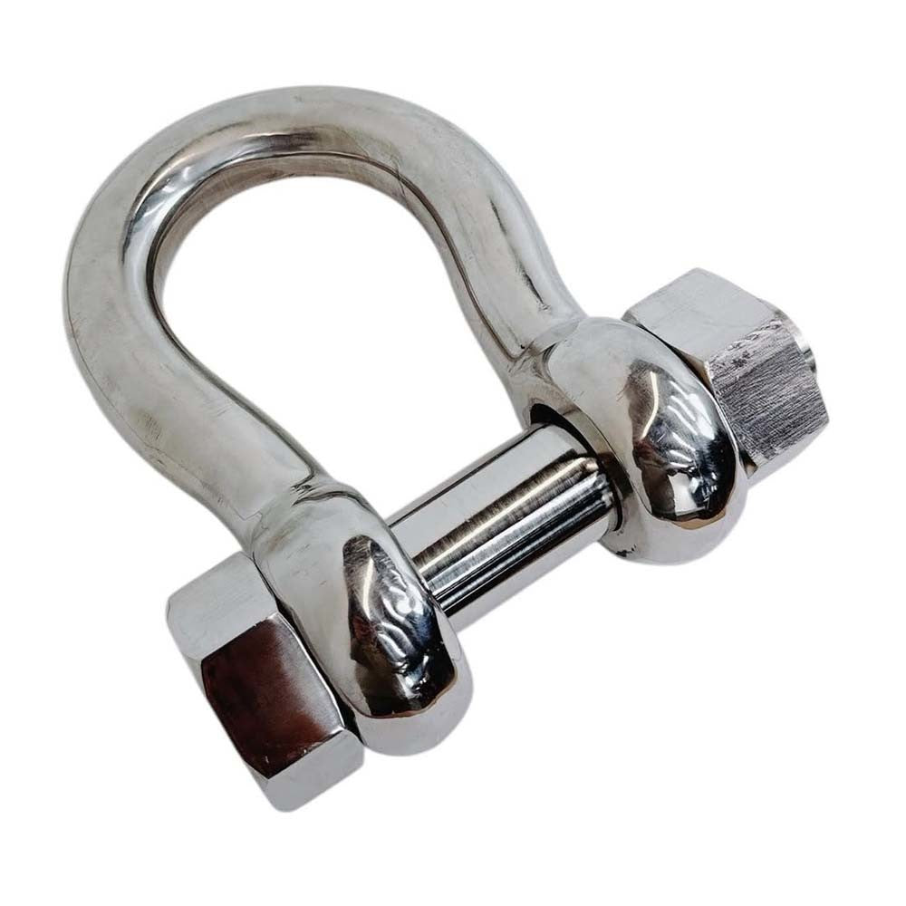 Marine Stainless Steel T316 Mil Spec 5/8" Bolt Pin Anchor Shackle 4,000 Lb WLL