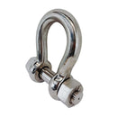 Marine Stainless Steel T316 Mil Spec 3/16" Bolt Pin Anchor Shackle 880 Lb WLL