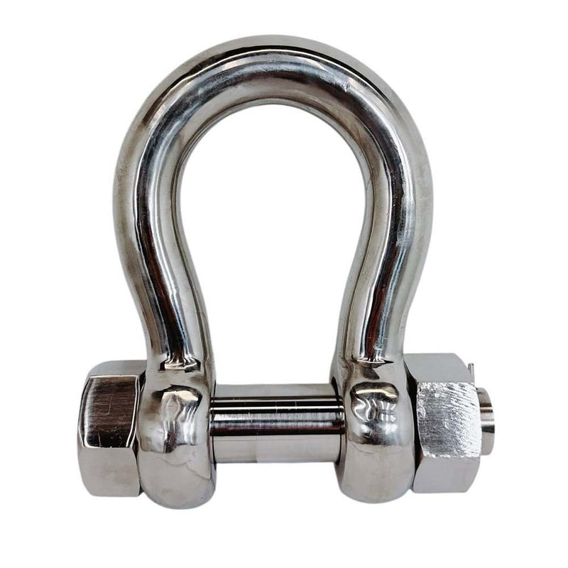 4 Pcs Marine Stainless Steel T316 Mil Spec 3/16" Bolt Pin Anchor Shackle 880 Lb WLL