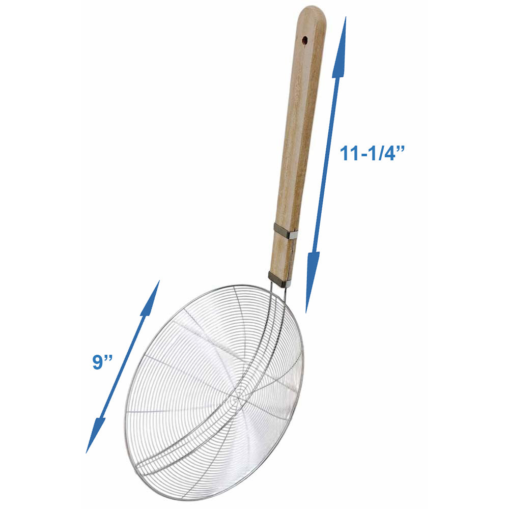 Stainless Steel Wire Skimmer Kitchen Cookware Spider Strainer Skimmer
