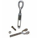Stainless Steel T316 Mil-Spec 1/2" x 6" Jaw Eye Turnbuckle 2,200 Lbs WLL