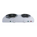 19"x10" Portable Double Electric Burner Stove Cooktop 1500W Double Cooking Stove