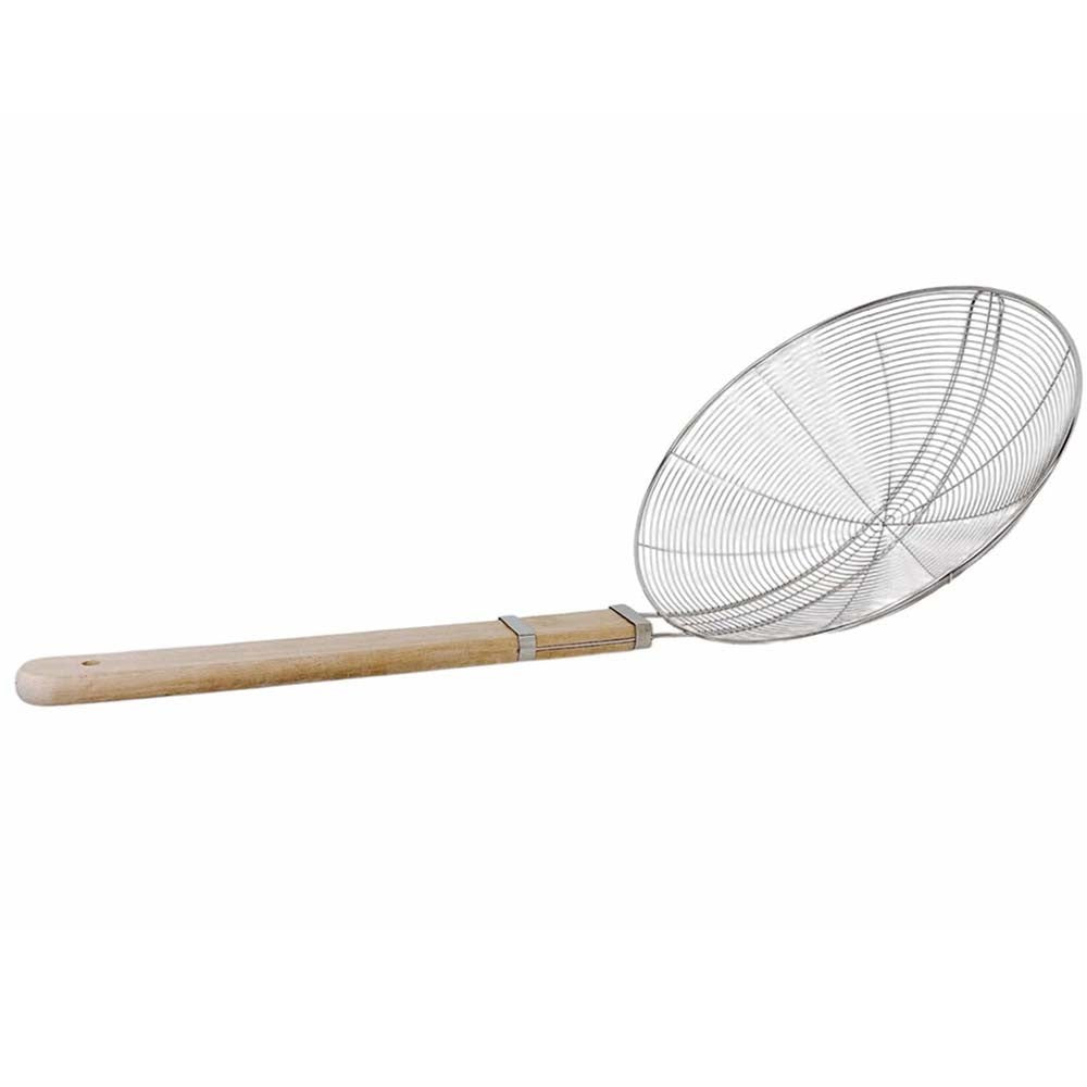 10-1/2" Stainless Steel Wire Skimmer Kitchen Cookware Spider Strainer Skimmer