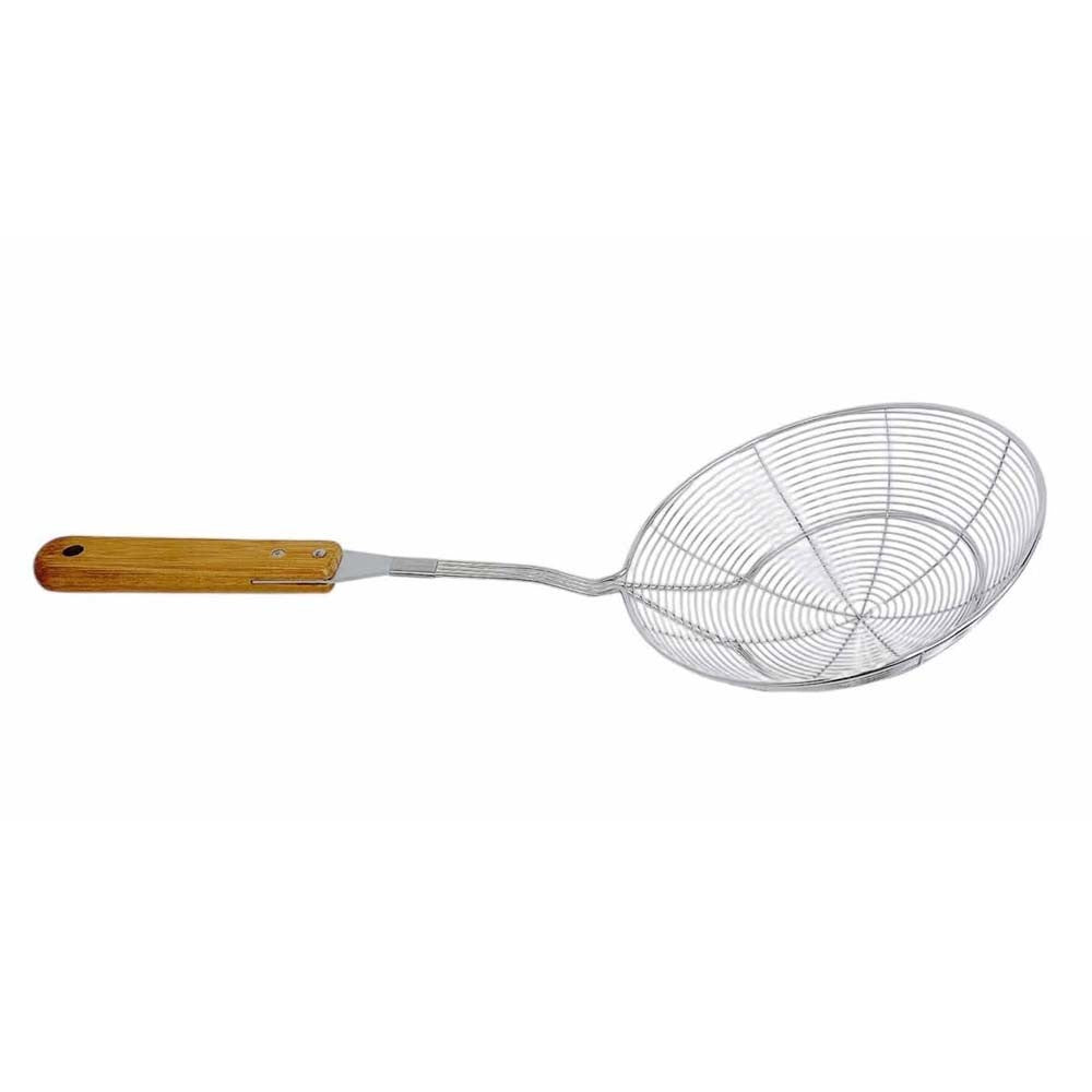 7-3/4" Stainless Steel Wire Skimmer Kitchen Cookware Spider Strainer Skimmer