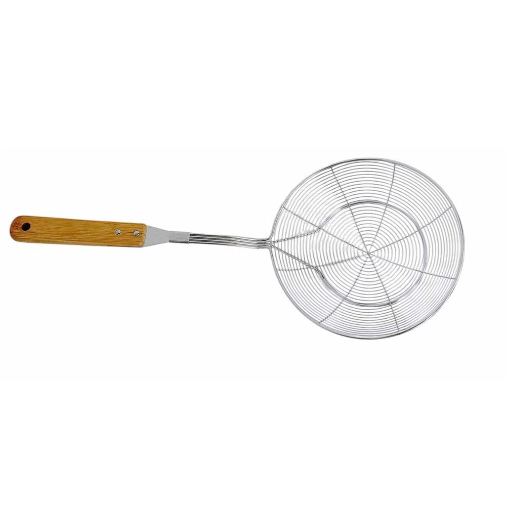 7" Stainless Steel Wire Skimmer Kitchen Cookware Spider Strainer Skimmer