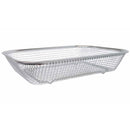11-1/2" x 8-1/2" Stainless Steel Rectangle Colander Wire Basket Fruit Strainer