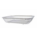 11-1/2" x 8-1/2" Stainless Steel Rectangle Colander Wire Basket Fruit Strainer