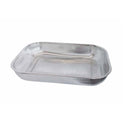 14-3/4" x 10-3/4" Stainless Steel Rectangle Colander Circular Hole Strainer