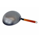 9-7/8" Carbon Steel Wok Frying Pan Gourmet Chef Chinese Traditional Wok Cookware