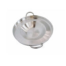 16" Stainless Steel Concave Comal Griddle Pan Cooking Grill Fry Tray Cookware