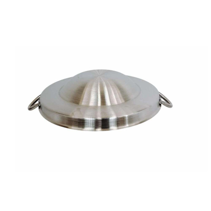 16" Stainless Steel Concave Comal Griddle Pan Cooking Grill Fry Tray Cookware
