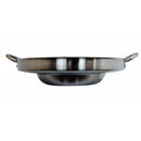 Heavy Duty 23" Stainless Steel Concave Comal Griddle Pan Non-Stick Coating