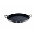 Stainless Steel 16'' Round Flat Comal Griddle Grill Fry Pan Non-Stick