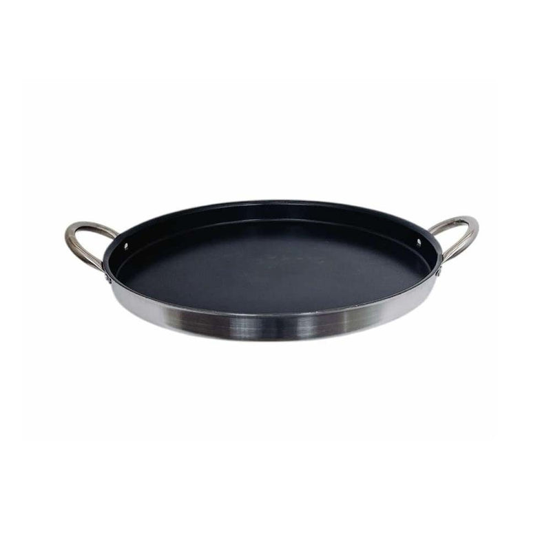 Stainless Steel 16" Comal Griddle Cooking Pan Non-Stick Coating Kitchen Cookware