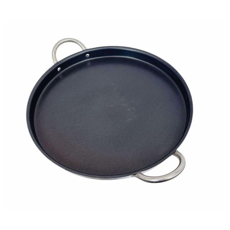 Stainless Steel 16" Comal Griddle Cooking Pan Non-Stick Coating Kitchen Cookware