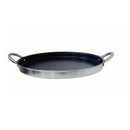 Stainless Steel 16'' Round Flat Comal Griddle Grill Fry Pan Non-Stick