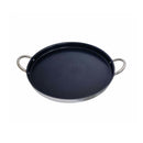 Stainless Steel 16'' Round Flat Comal Griddle Grill Fry Pan Non-Stick