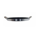Stainless Steel 16'' Round Flat Comal Griddle Grill Fry Pan Non-Stick