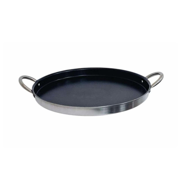 Stainless Steel 16" Comal Griddle Cooking Pan Non-Stick Coating Kitchen Cookware