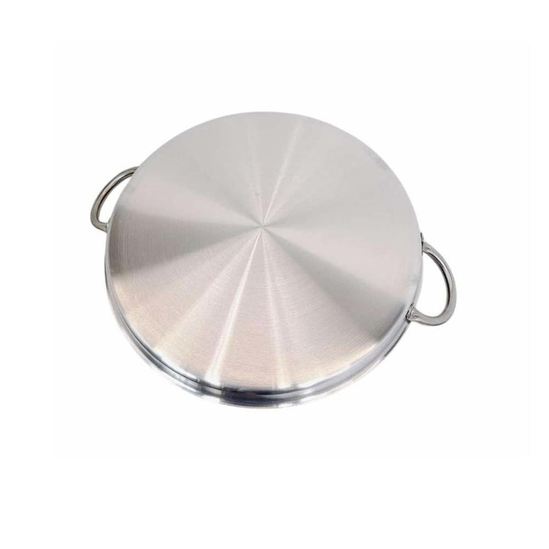 Stainless Steel 16" Comal Griddle Cooking Pan Non-Stick Coating Kitchen Cookware