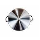 Stainless Steel 16'' Round Flat Comal Griddle Grill Fry Pan Non-Stick