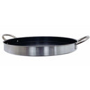 Stainless Steel 21-1/2'' Comal Griddle Cooking Pan Non-Stick Coating Kitchen