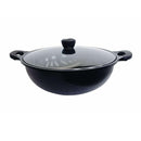 15'' Marble Non-Stick Coating Venice Wok Kitchen Cookware Sauce Pot Pan Cooking