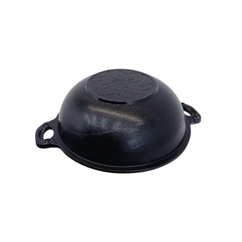 15'' Marble Non-Stick Coating Venice Wok Kitchen Cookware Sauce Pot Pan Cooking