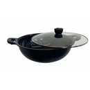 15'' Marble Non-Stick Coating Venice Wok Kitchen Cookware Sauce Pot Pan Cooking