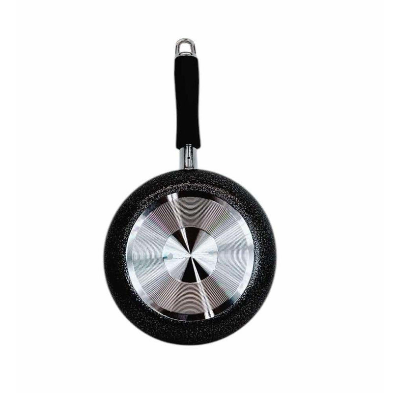 7" (18CM) Non-Stick Coating Wok Frying Pan With Lid 2QT Cooking Pot Cookware