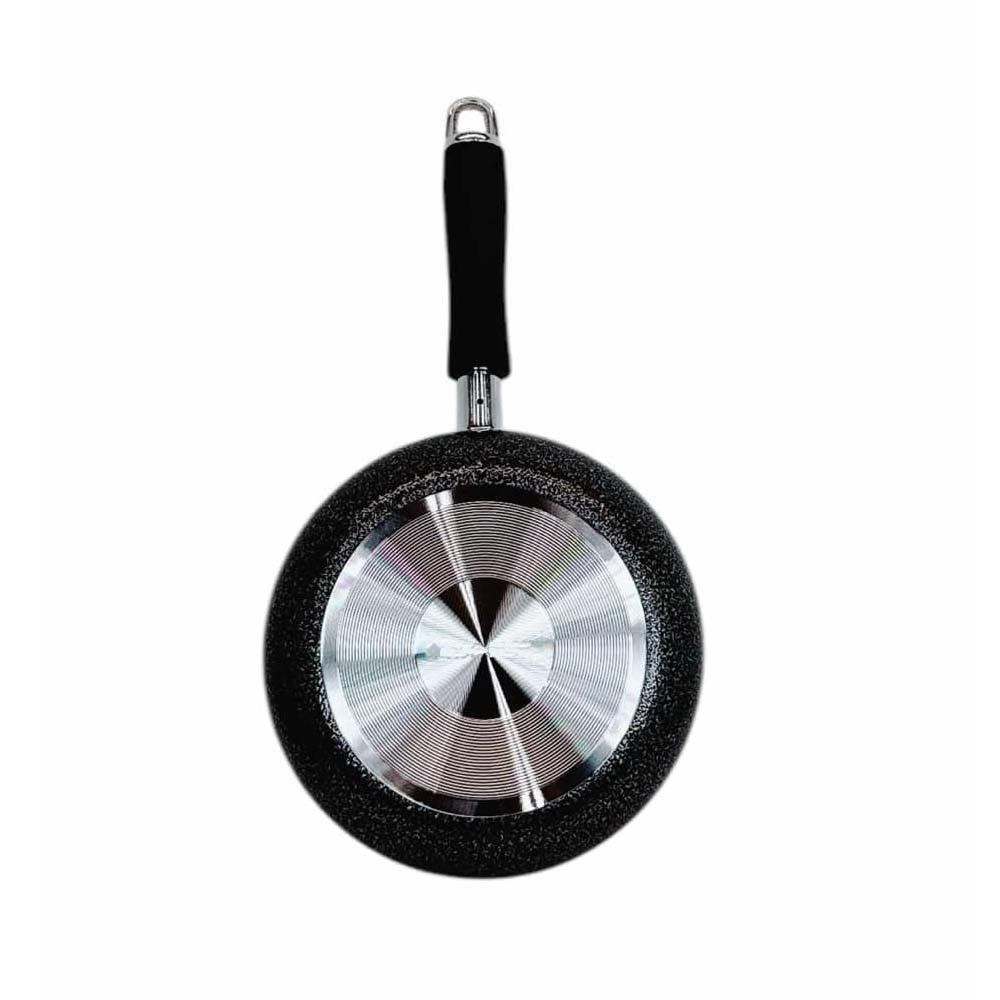 6-3/8" (16CM) Non-Stick Coating Wok Frying Pan With Lid 1.5 QT Cooking Pot