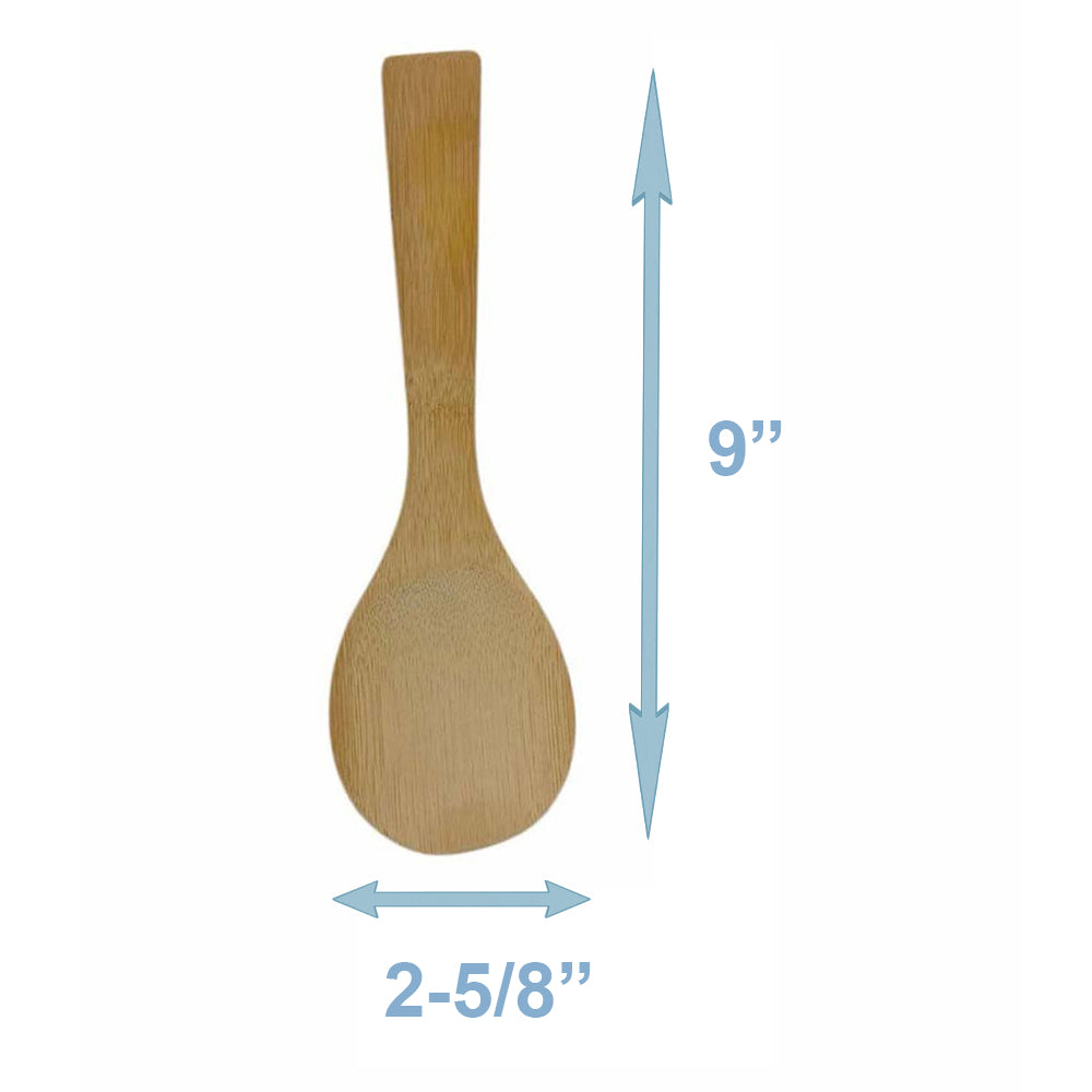 Bamboo Rice Spoon Paddle Scoop Cooking Sushi Rice Spoon Spatula Cookware
