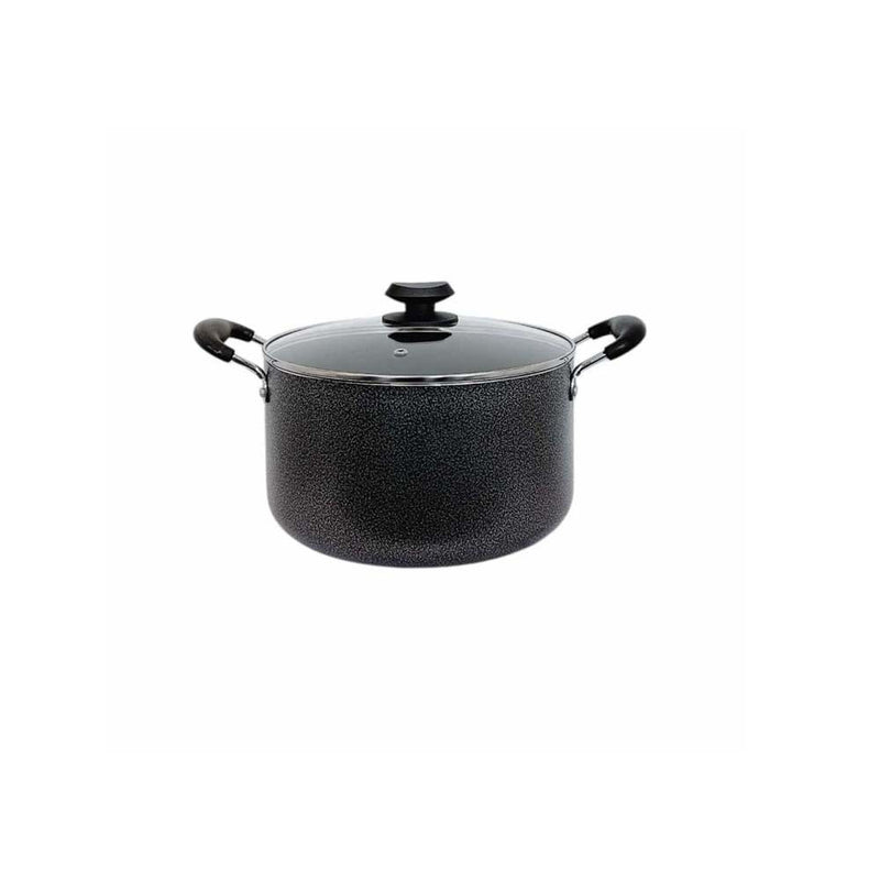 10-3/8" (26CM) Non-Stick Coating Cooking Pot Sauce Pan With Lid 8.5 QT Cookware